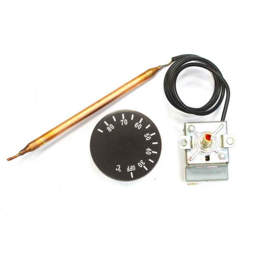 Термостат для электрических котлов 30-85°C с ручкой, 100341