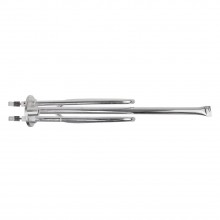 ТЭН 1,5 кВт (1500 Вт) RCF для водонагревателя Ariston, Thermex ERS/ESS , под анод М6, Silver, трубка под термостат D10мм, 20460S