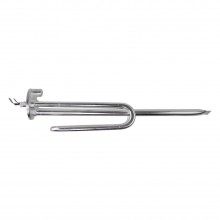 ТЭН 1,5 кВт (1500 Вт) RCF для водонагревателя Ariston, Thermex ERS/ESS , под анод М6, Silver, трубка под термостат D10мм, 20460S