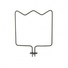 ТЭН духовки 1400W, Ritalres, нерж, L398х347мм, W-образный, нижний, Beko, 230V (262100002, 262100020, FRE3088, 262100047, 2621002667, 2738120), 262900002