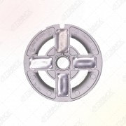 Рассекатель конфорки 683000703000  (тройной венец) газовой плиты DeLonghi Korting Teka, 68307030