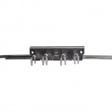 ТЭН духовки 2800(1300+1500)W, нерж, L368х366мм, П-образный, Верхний, Bosch, Siemens, 230V (COK110BO, 2041384000, 9000521901), 470845