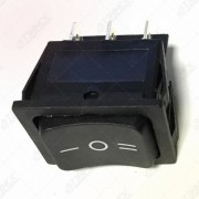 НАБОР 4 шт Выключатель одноклавишный 26*31мм, 15А, 250V, 3 положения, Thermex, KM66137