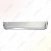 НАБОР 2 шт Полка холодильника, Минск, Атлант, 435х100х75мм, прозрачная, верхняя (МКАУ.697484.005, 697484005), KM769748400500