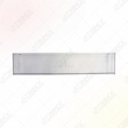 НАБОР 2 шт Полка прозрачная нижняя на дверь Bottele Zone, 480х120х100мм, для холодильников Атлант, (МКАУ.697484.036), KM769748403600