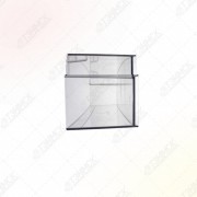 НАБОР 2 шт Полка прозрачная нижняя на дверь Bottele Zone, 480х120х100мм, для холодильников Атлант, (МКАУ.697484.036), KM769748403600