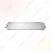 НАБОР 2 шт Полка холодильника, Минск, Атлант, 590х113х60мм, прозрачная, средняя (МКАУ.697484.024, MKAY697484024), KM769748402400