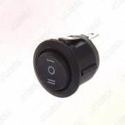 НАБОР 2 шт Выключатель круглый одноклавишный, 10А, 250V, 3 положения, KM66129