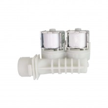 Клапан впускной, заливной, подачи воды для стиральной машины Indesit, Ariston, Whirlpool, 110333