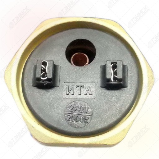 ТЭН радиаторный 2000W, ИТАТЭН, нерж, D42, клеммы под стержневой термостат, G1 1/4", L361мм, 220V, 24069