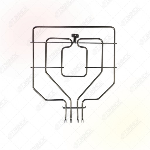 ТЭН духовки 2700(1300+1500)W, Sahterm, нерж, L370х366мм, П-образный, нижний, Bosch, EGO, 230V (471369, 20.35095.000), 773539